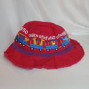 St Louis Zoo 50 Years Still Chugging Train Toddler Bucket Hat One Size Embroider